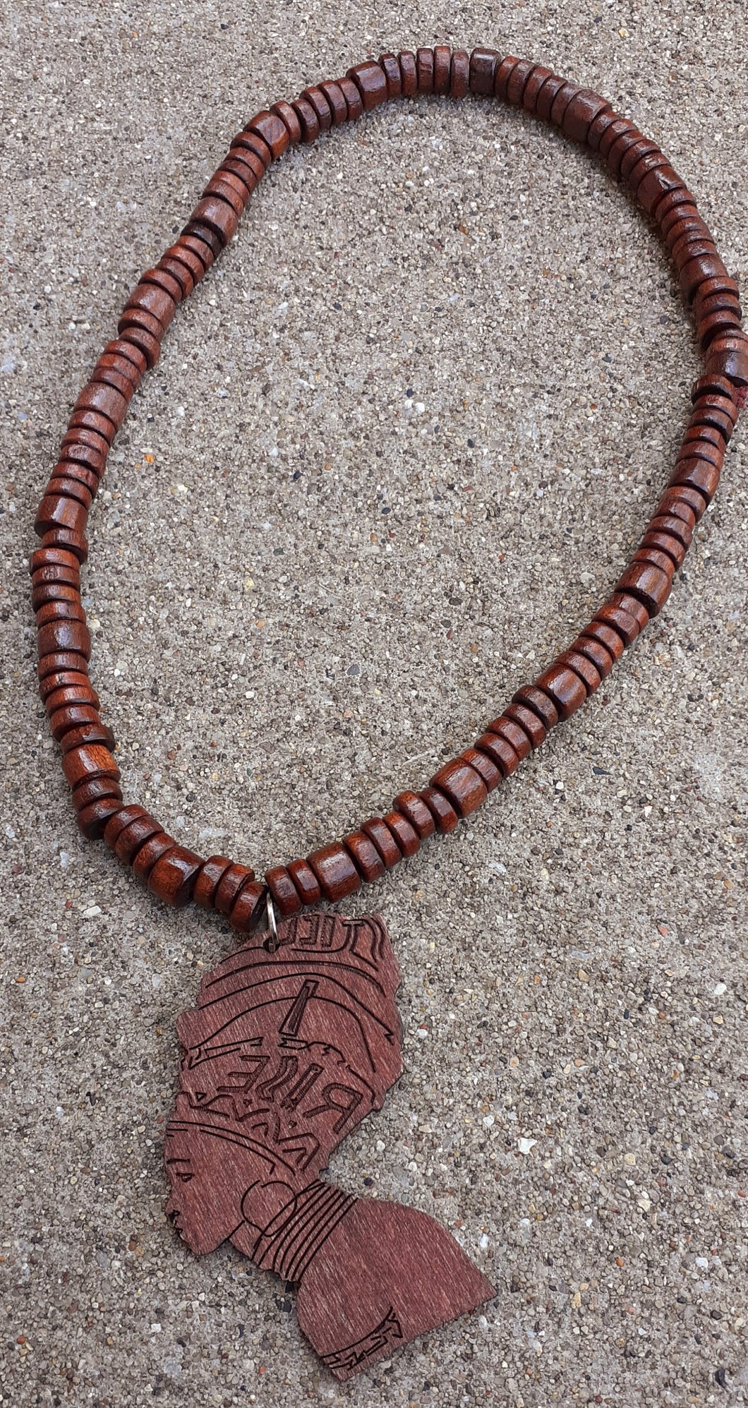 Mens Collar Style Afrocentric Wood Necklace Kargo Fresh