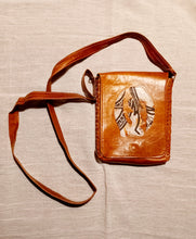 Load image into Gallery viewer, Mens Handmade Leather Gye Nyame Pouch Kargo Fresh
