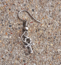 Load image into Gallery viewer, Mens Mini Ankh Dangle Earring Kargo Fresh
