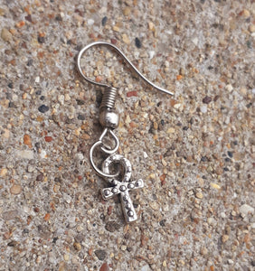 Mens Mini Ankh Dangle Earring Kargo Fresh