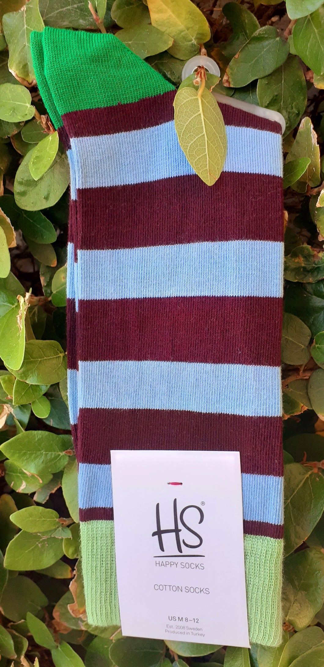 Mens Striped Print Personality Socks Kargo Fresh