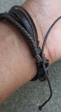 Load image into Gallery viewer, Mens Vegan Leather Layering Bracelet Kargo Fresh
