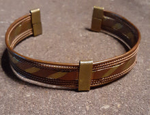 Load image into Gallery viewer, Mens Vintage African Brass and Copper Bracelet Kargo Fresh
