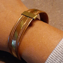 Load image into Gallery viewer, Mens Vintage African Brass and Copper Bracelet Kargo Fresh
