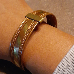 Mens Vintage African Brass and Copper Bracelet Kargo Fresh