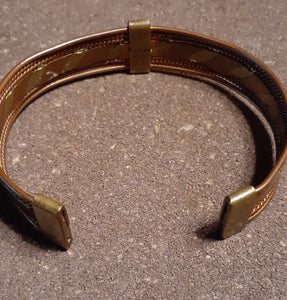 Mens Vintage African Brass and Copper Bracelet Kargo Fresh