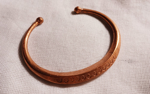 Mens Vintage African Copper Bracelet Kargo Fresh