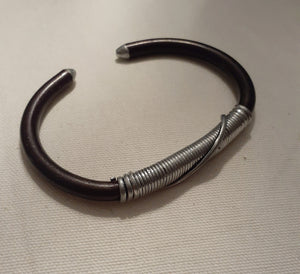 Mens Vintage African Steel Bangle Kargo Fresh