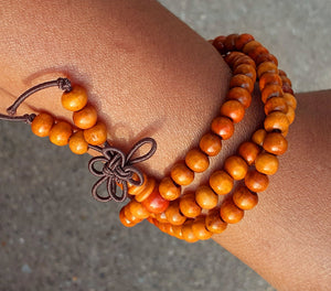 Mens  Wood Bead Layering Bracelet Kargo Fresh