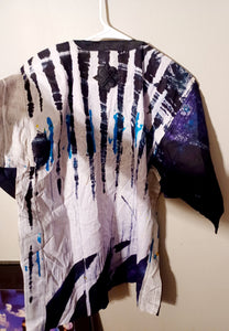 Mens handmade african batik dashiki M-Xl Kargo Fresh