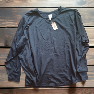 Mens long sleeve organic cotton tee 6xl Kargo Fresh