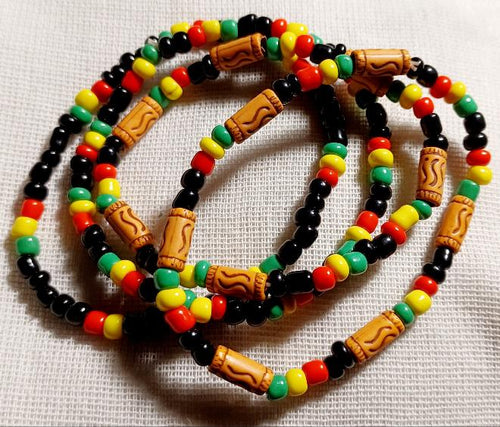 Mens rasta layering bracelets Kargo Fresh