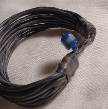 Load image into Gallery viewer, Mens vintage african leather twine bracelet Kargo Fresh
