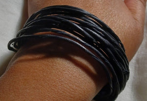 Mens vintage african leather twine bracelet Kargo Fresh