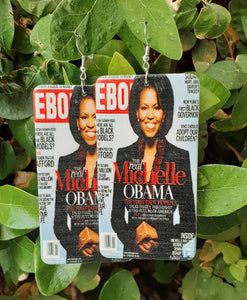 Michelle Obama Ebony Magazine Earrings Kargo Fresh