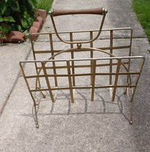 Load image into Gallery viewer, Mid century modern magazine rack Kargo Fresh
