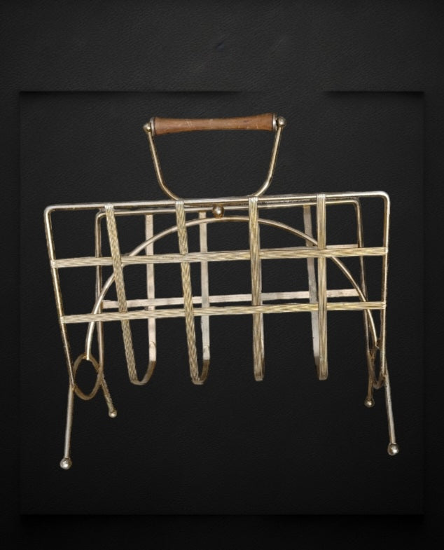 Mid century modern magazine rack Kargo Fresh