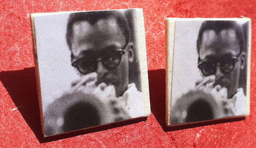 Miles Davis Tribute Large Stud Earrings Kargo Fresh