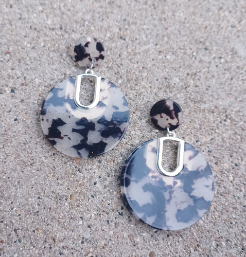 Minimalist Acrylic Tortoise Earrings Kargo Fresh