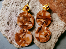 Load image into Gallery viewer, Minimalist Confetti Acrylic clip on Earrings Kargo Fresh

