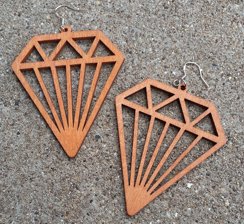 Minimalist Geometric Diamond Earrings Kargo Fresh