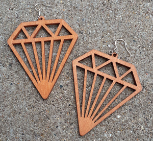 Minimalist Geometric Diamond Earrings Kargo Fresh