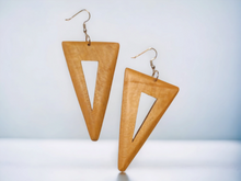 Load image into Gallery viewer, Minimalist Geometric Wooden Earrings Kargo Fresh
