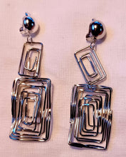 Load image into Gallery viewer, Minimalist Wire  Clip on Earrings silver Kargo Fresh
