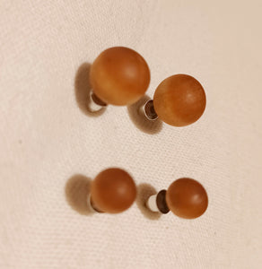 Minimalist Wooden Stud Earring Set Kargo Fresh