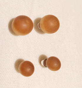 Minimalist Wooden Stud Earring Set Kargo Fresh