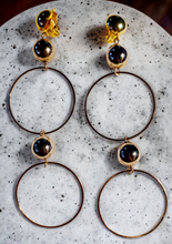 Load image into Gallery viewer, Minimalist gold metal Multi Hoop Clip On Earrings Kargo Fresh
