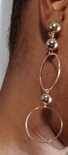 Load image into Gallery viewer, Minimalist silver metal Multi Hoop Clip On Earrings Kargo Fresh
