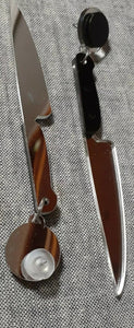 Mirrored acrylic Knife Pop art style Earrings Kargo Fresh