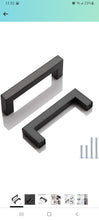 Load image into Gallery viewer, Modern Matte Black Cabinet Pulls 10 pcs Kargo Fresh
