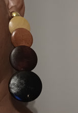 Load image into Gallery viewer, Multi layer wood clip on earrings Kargo Fresh
