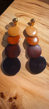 Load image into Gallery viewer, Multi layer wood clip on earrings Kargo Fresh
