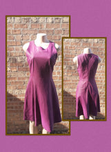 Load image into Gallery viewer, My Tribe Leather Fit And Flare Midi Dress Size M Kargo Fresh
