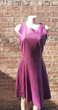 Load image into Gallery viewer, My Tribe Leather Fit And Flare Midi Dress Size M Kargo Fresh
