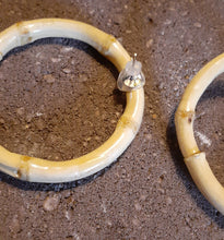 Load image into Gallery viewer, Natural Bamboo Hoop Earrings Kargo Fresh
