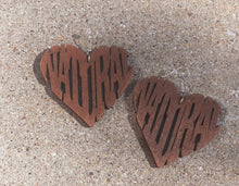 Load image into Gallery viewer, Natural Heart  Statement Earrings Kargo Fresh
