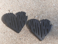 Load image into Gallery viewer, Natural Heart  Statement Earrings Kargo Fresh
