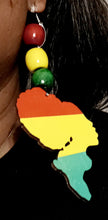 Load image into Gallery viewer, Natural RGY Rasta colors Earrings Kargo Fresh
