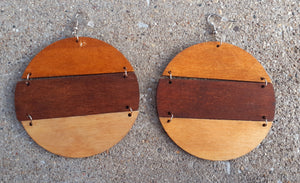 Natural Wood Accordion Earrings Kargo Fresh