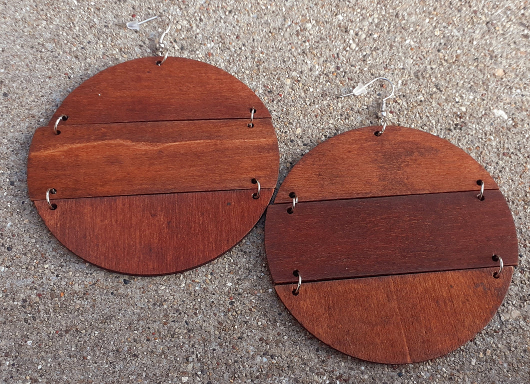 Natural Wood Accordion Earrings Kargo Fresh