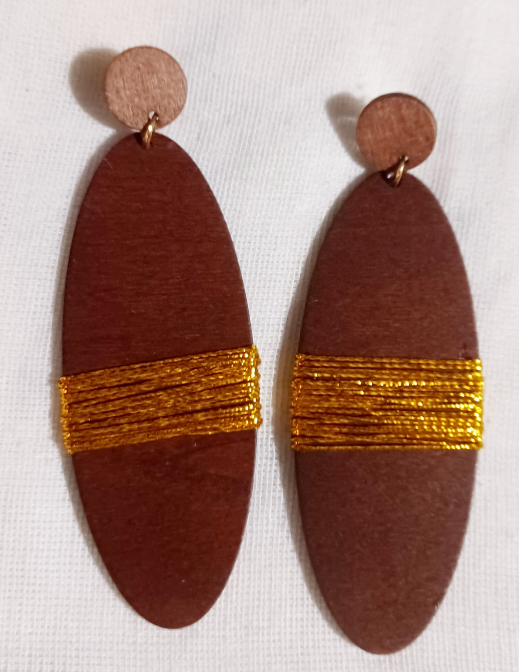 Natural Wood Clip On Earrings Kargo Fresh