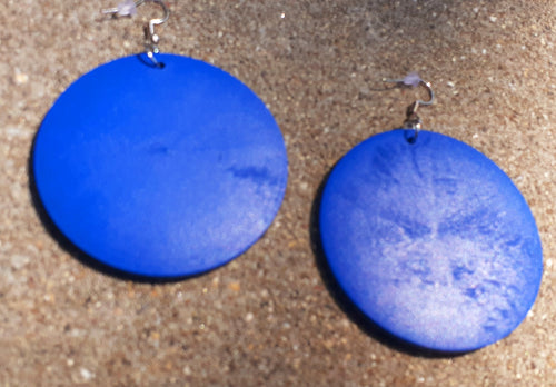 Natural Wood Disc Earrings (Classic) Kargo Fresh