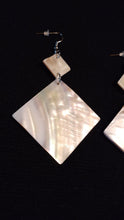 Load image into Gallery viewer, Natural abalone shell dangle Earrings Kargo Fresh
