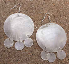 Load image into Gallery viewer, Natural abalone shell dangle Earrings Kargo Fresh
