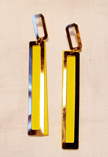 Natural wood dangle earrings New Kargo Fresh