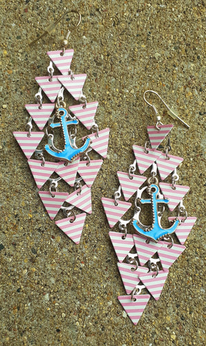 Nautical Dangle Chandelier Earrings Kargo Fresh